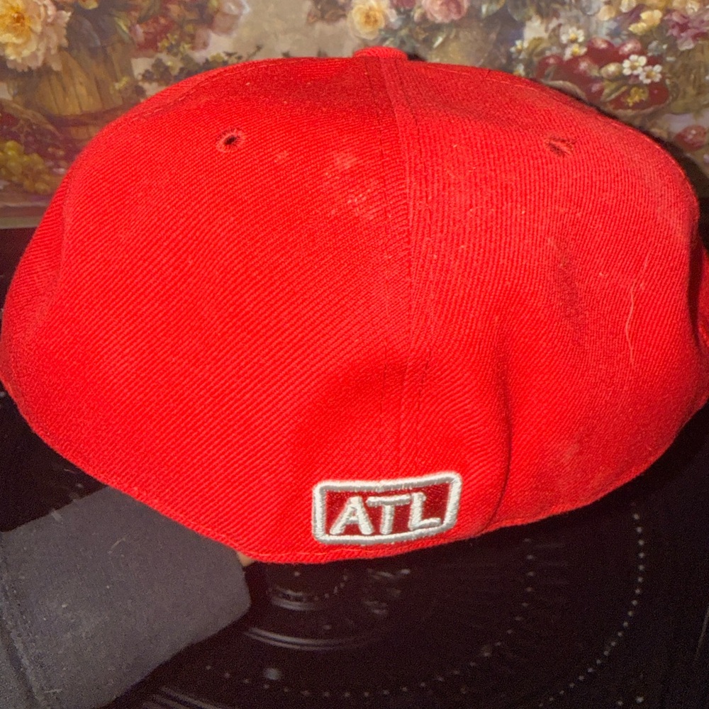 2 Vintage Fitted Atlanta Braves Hats - Picture 12 of 15